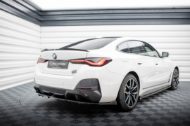 Maxton Design Achtersplitter (met verticale stangen) V.2 BMW i4 M-Pack G26