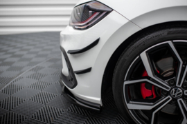 Maxton Design Voorbumpervleugels (Canards) Volkswagen Polo GTI Mk6 Facelift