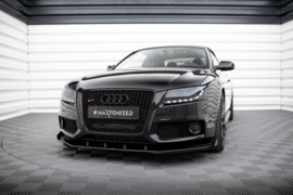 Maxton Design Street Pro Frontsplitter + kleppen Audi S5 / A5 S-Line 8T