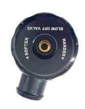 Simoni Racing Universele Blow-Off Valve Type 13 - voor benzineturbomotoren, met instelbare afblaasdruk - Aansluiting 22mm, Lengte 90mm, Diameter 48mm - Zwart