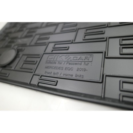 Rubber matten passend voor Mercedes EQC (N293) 2019- (4-delig + montagesysteem)