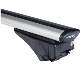 Universele Dakdragerset Twinny Load Aluminium Fly Bar 124cm voor auto's met open & gesloten reling