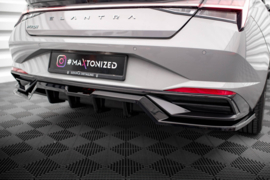 Maxton Design Achtersplitter (met verticale stangen) Hyundai Elantra Mk7