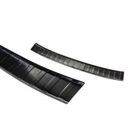 Zwart RVS Achterbumperprotector passend voor BMW X6 (E71) 2009-2014