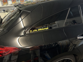 🤟🤟Deze klant zijn Splinternieuwe Mercedes CLA 200 Shooting Brake mogen voorzien van GELE Details🤟🤟  👉Owner Insta: _cla_dikkenek