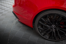 Maxton Design ACHTERZIJSPLITTERS AUDI RS4 B9 AVANT Gloss Black
