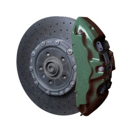 Foliatec Remklauwlakset - green hell metallic - 3 Componenten