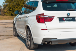 Maxton Design ACHTERZIJDE SPLITTERS voor BMW X3 F25 M-Pack Facelift