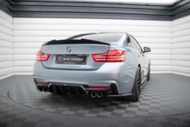 Maxton Design Achterspoiler BMW 4 Coupé / Gran Coupé / Cabrio M-Pack F32 / F36 / F33 (uitvoering met dubbele uitlaten aan beide zijden)