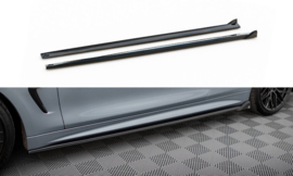 Maxton Design Zijskirts Diffusers V.2 BMW 4 Coupé / Gran Coupé / Cabrio M-Pack F32 / F36 / F33