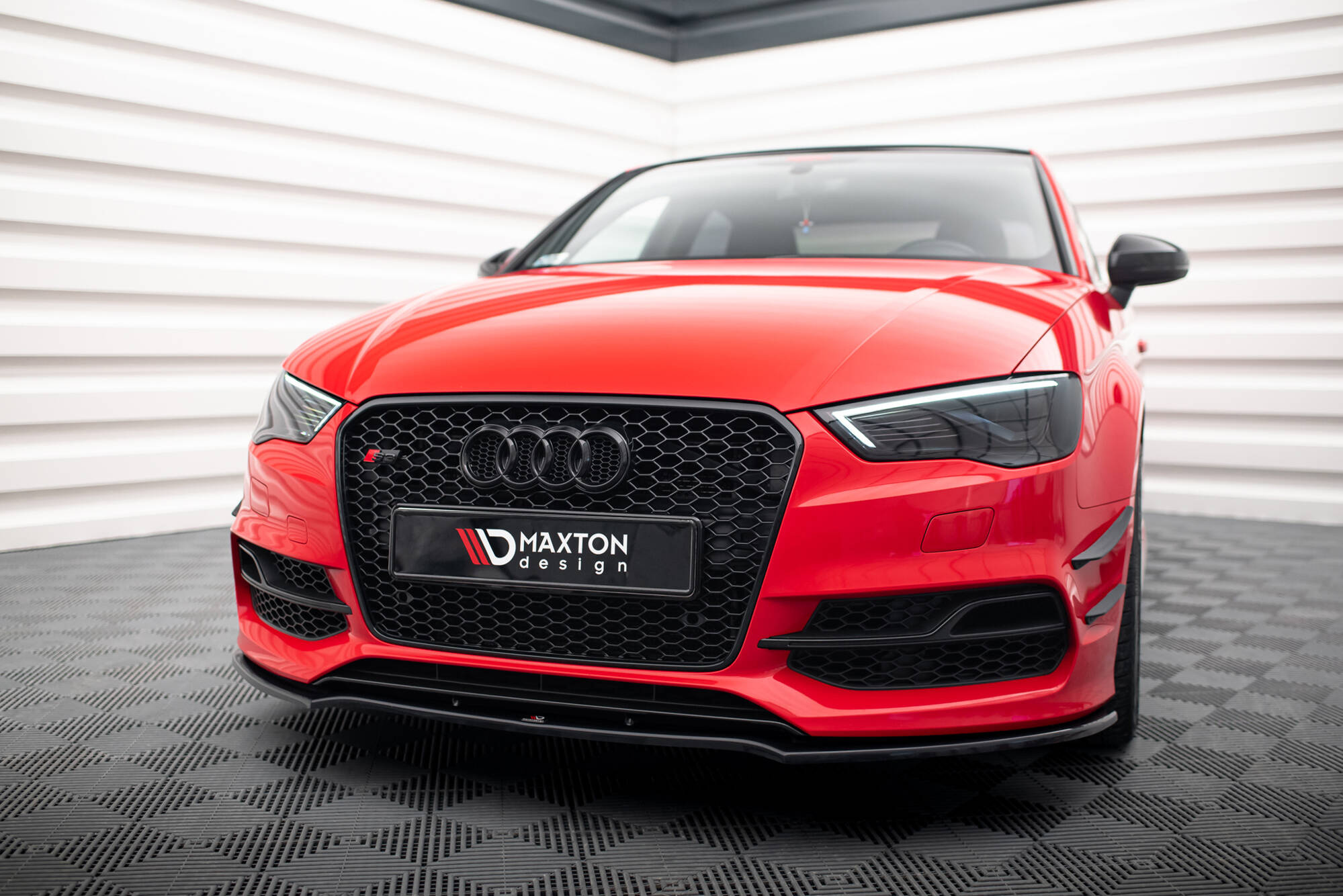 Maxton Design Voorbumpers (Canards) Audi S3 / A3 S-Line 8V Sedan / Cabrio