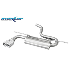 100% RVS Dubbele sportuitlaat passend voor Volkswagen Golf VII 2.0 GTD 184PK 2012- 2019 2x80mm