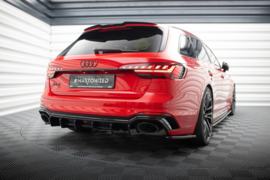 Maxton Design ACHTERPANEEL AUDI RS4 B9 AVANT Gloss Black