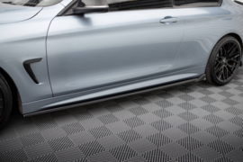 Maxton Design Zijskirts Diffusers V.2 BMW 4 Coupé / Gran Coupé / Cabrio M-Pack F32 / F36 / F33