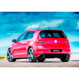 AutoStyle Achterbumperskirt passend voor Volkswagen Golf VII 3/5-deurs Facelift 2017- 'GTi-Look' (PP)