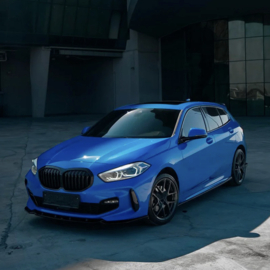 Oneway Set Sideskirts passend voor BMW 1-Serie F40 M-Pack/M135i 2019- - Glanzend zwart