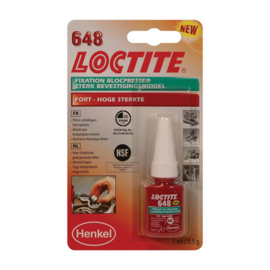 Loctite 648 Bevestigingsmiddel - hoge sterkte (groen) 5ml