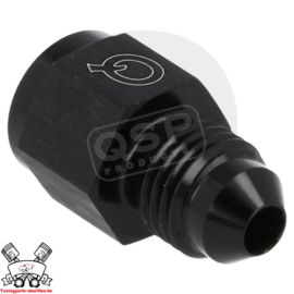 Adapter female / male 1/8NPT - D03 - Zwart