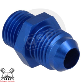 Aluminium adapter male/male D06-M12X1,5 Blauw