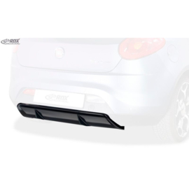 Achterskirt 'Diffusor' passend voor Fiat Bravo (198) 2007-2014 (ABS zwart glanzend)
