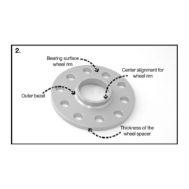 H&R DR-Systeem Spoorverbrederset 20mm per as - Steekmaat 5x98 - Naaf 58,0mm - Boutmaat M12/14x1,25/1,5