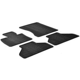 Rubbermatten passend voor BMW X5 2006-2012 (T profiel 4-delig + montageclips)