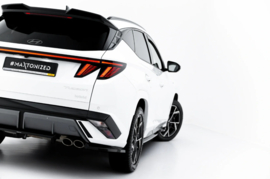 Maxton Design Achterspoiler (met verticale stangen) Hyundai Tucson N-Line Mk4 Facelift