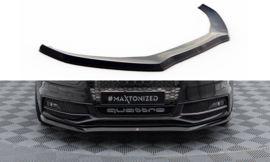 Maxton Design VOORSPLITTER V.1 AUDI S4 / A4 S-LINE B8 FL Gloss Black