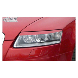 Koplampspoilers passend voor Audi A6 4F 2005-2011 (ABS)