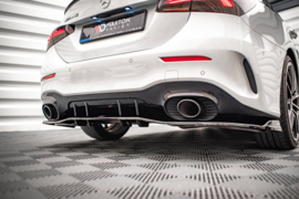 Maxton Design Achtersplitter (met verticale stangen) V.2 Mercedes A 35 AMG Sedan V177