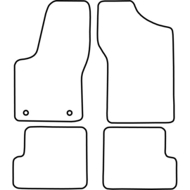 Automatten passend voor Fiat Seicento 1998-2005
