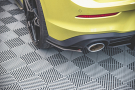 Maxton Design Street Pro Achterzijde Splitters Volkswagen Golf GTI Clubsport Mk8