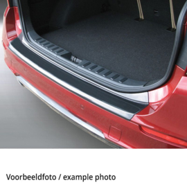 ABS Achterbumper beschermlijst passend voor BMW 5-Serie G30 Sedan 'M' Sport Facelift 2020- 'Carbon Look'