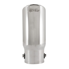 Simoni Racing Uitlaatsierstuk Rond/Schuin RVS - Ø76xL180mm - Montage ->64mm