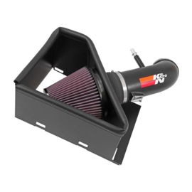 K&N High Performance Air Intake Kit passend voor Dodge Ram 2500/3500 6.4L V8 2014-2018 - Zwart (77-1568KTK)