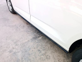 Set sideskirts passend voor Volkswagen Caddy Maxi V Box/MPV 2020- (ABS Glanzend zwart)