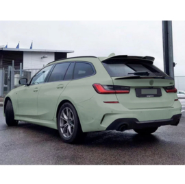 AutoStyle Dakspoiler (Spoiler Cap) passend voor BMW 3-Serie G21 Touring 2019- (ABS Glanzend zwart)