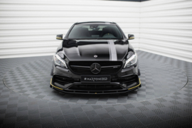 Maxton Design Street Pro Frontsplitter + Flaps Mercedes-AMG CLA 45 Aero C117 Facelift