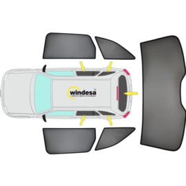 SunClip Zicht- & Zonwering passend voor BMW X1 F48 5-deurs 2015-2022