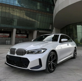 Oneway Complete bodykit passend voor BMW 3-Serie G20 Sedan M340i/M-Pack Facelift 2022- - Glanzend zwart