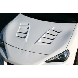 Chargespeed Motorkap passend voor Toyota GT86 / Subaru BRZ + Luchtinlaten (FRP)
