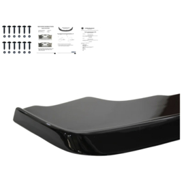 Oneway Voorspoilerlip passend voor BMW M3 E36 1991-2000 - Glanzend zwart