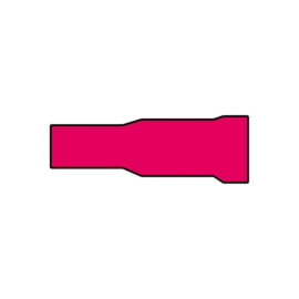Kabelverbinders 548 rood 10-stuks