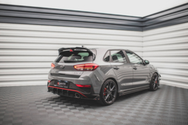 Maxton Design Achterzijde splitters V.1 + flappen Hyundai I30 N Hatchback Mk3 Facelift