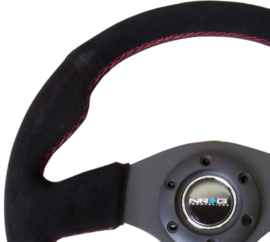 NRG Innovations Stuur 320/0mm Suede Zwart