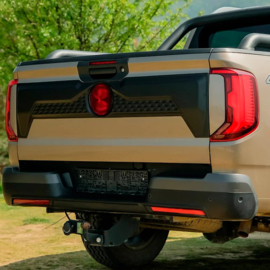 Oneway Achterklepcover passend voor Volkswagen Amarok MK2 2022- - Matzwart