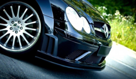 Maxton Design FRONTSPLITTER MERCEDES CLK W209 ZWART (SL BLACK SERIES LOOK)