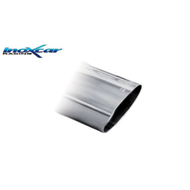 100% RVS Dubbele sportuitlaat passend voor Volkswagen Golf VII 2.0 GTD 184PK 2012- 2019 Links/Rechts 102mm Racing (alleen met GTI diffuser)