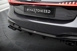 Maxton Design Achterspoiler + Uitlaat Eindstukken Imitatie Audi A7 S-Line C8 / S7 C8 / C8 Facelift / S7 Facelift