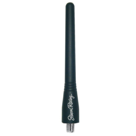 Simoni Racing Aluminium Antenne Evo Rubber - Zwart - Lengte 10,5cm